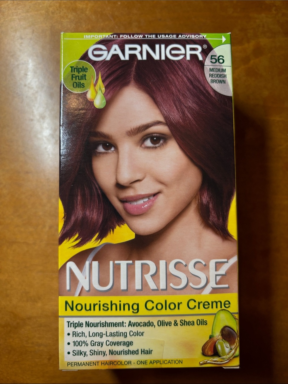 Garnier Nutrisse Hair Color - Medium Reddish Brown Shade #56
